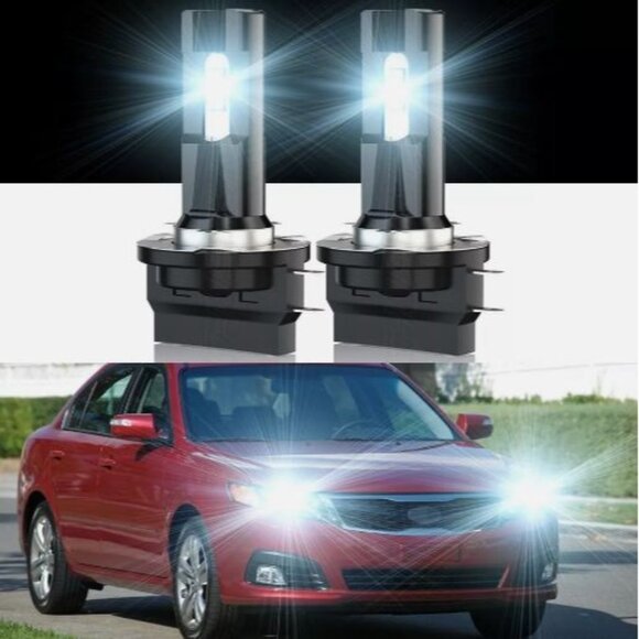 H11B LED Headlight Bulbs For FORD FIESTA 2011 2012 2013 Low Beam Kit White 6000K - Picture 3 of 5